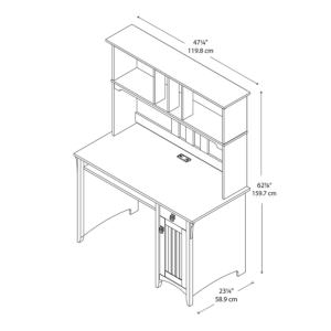 Mission Style Desk with Hutch | Best of Mission Style